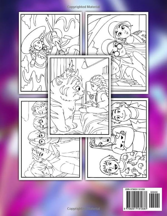 K-Pops De-mon Hunter's coloring book: 50 JUMBO KPops Drawing Pages for Kids Teens Adults